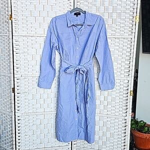 J. Crew Chambray Shirt Dress with Pockets- 18